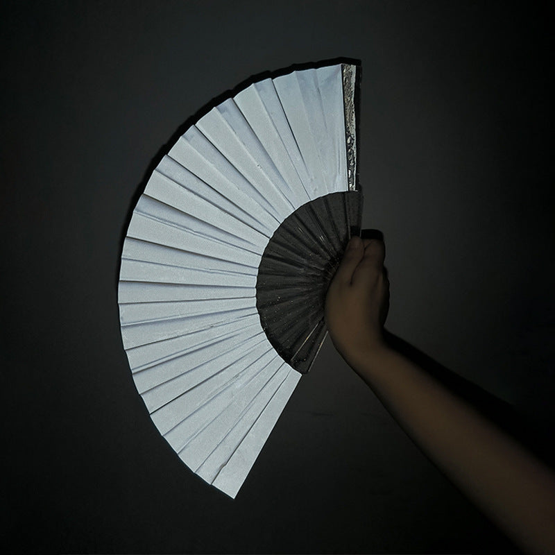 Kvinders Designer Fan Med Unikt Mønster 4