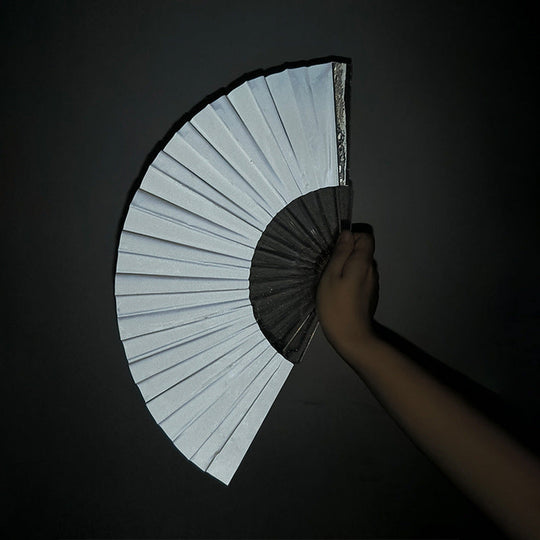 Kvinders Designer Fan Med Unikt Mønster 4
