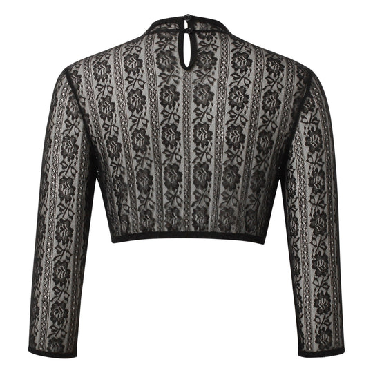 Kvinders Dirndl Bluse med Blonder 3