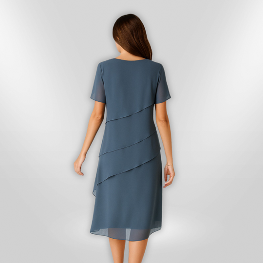 Kvinders Elegant Kjole i Chiffon 2
