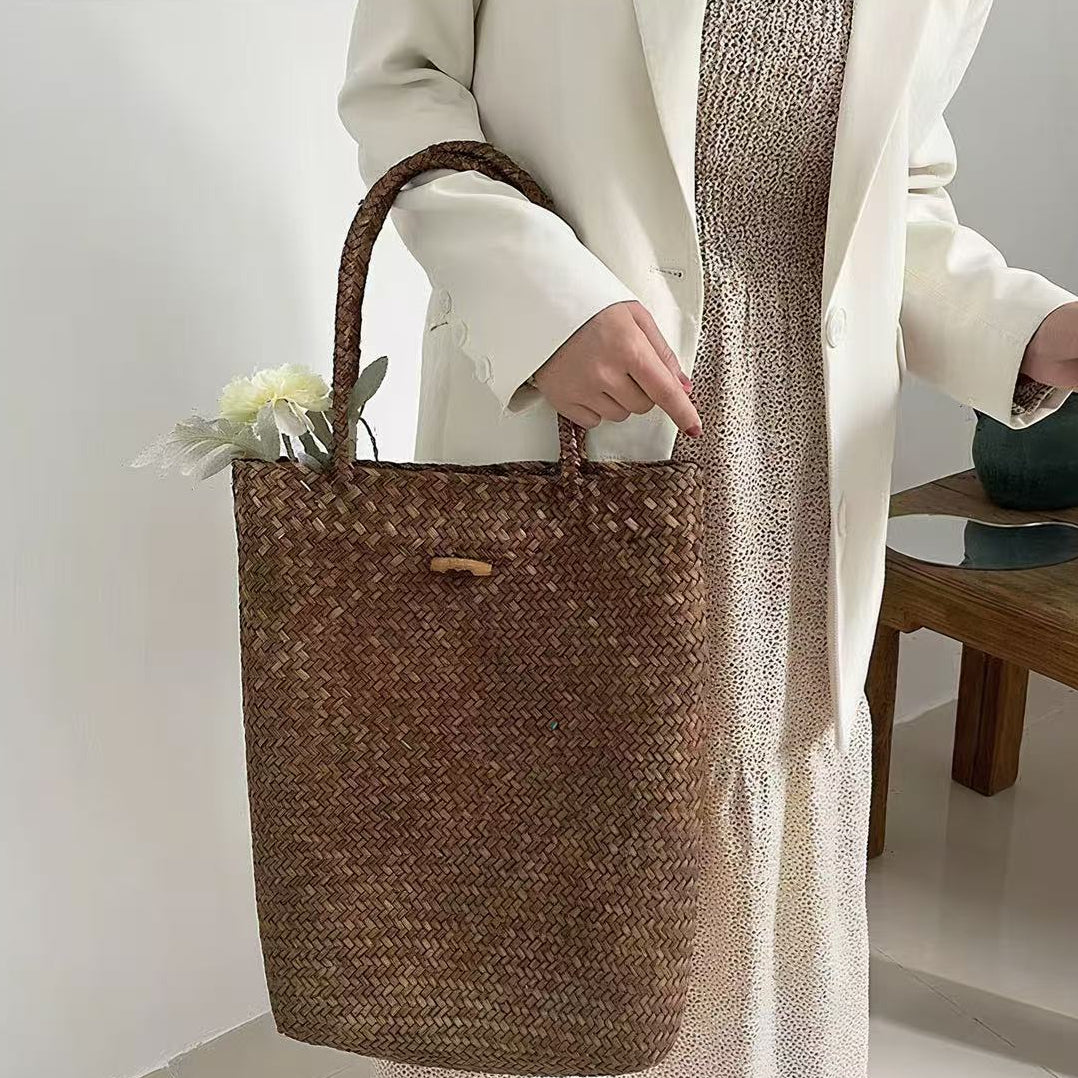 Kvinders Everyday Market Bag Håndlavet Tidløs Design 1