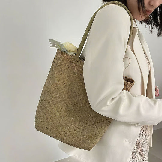 Kvinders Everyday Market Bag Håndlavet Tidløs Design 3