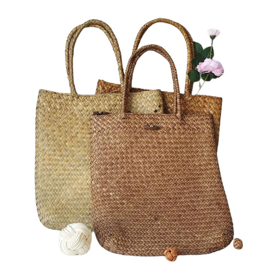 Kvinders Everyday Market Bag Håndlavet Tidløs Design 5