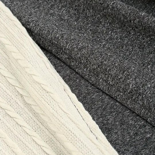 Kvinders Farveblok-kjole med Snørebånd 3