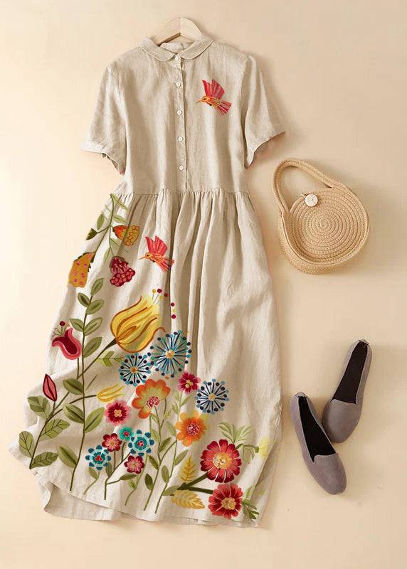 Kvinders Feriekjole med Peter Pan Krave 6