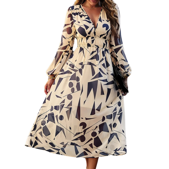 Kvinders Festkjole med Elegant Design 0