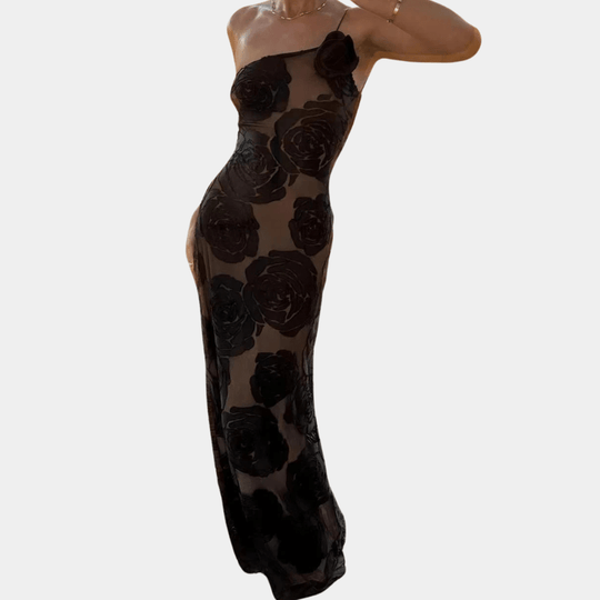Kvinders Floral Kjole Elegant Design Polyester 3