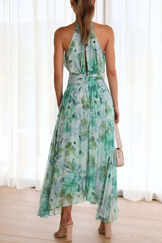 Kvinders Floral Kjole Elegant Polyester 3