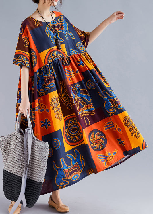 Kvinders Floral Sommerkjole med Cinched Talje 1