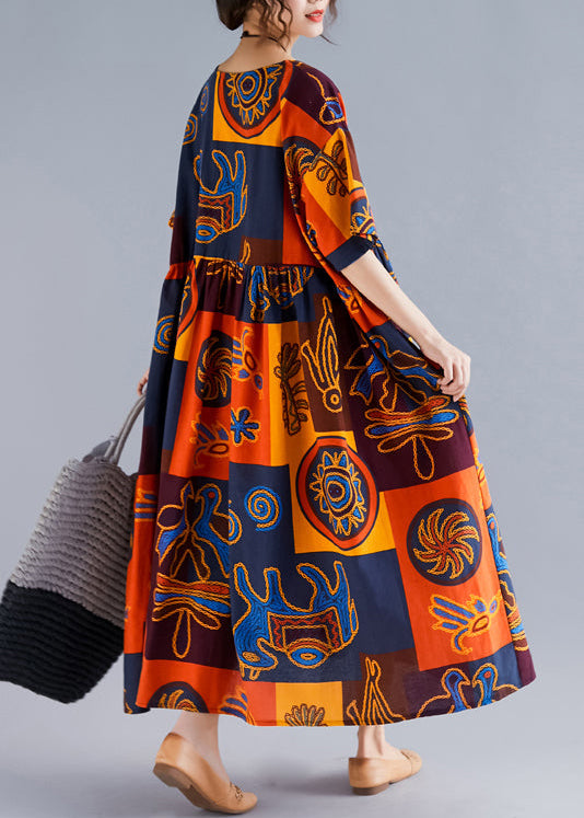 Kvinders Floral Sommerkjole med Cinched Talje 2