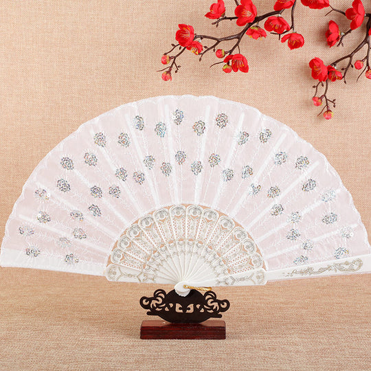 Kvinders Foldevifte Kunstnerisk Dekoreret 6