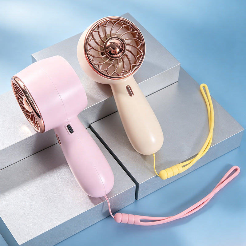 Kvinders Håndholdt Ventilator Med Stilfuldt Design 3