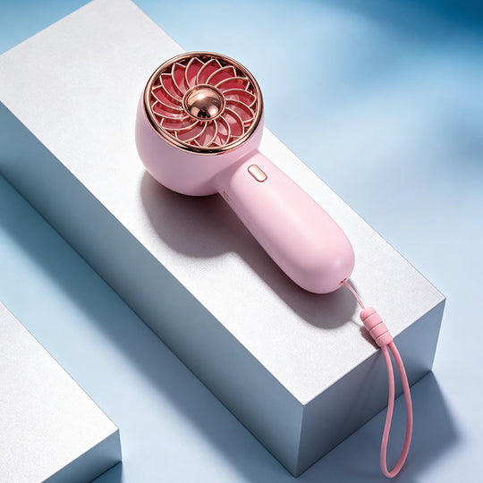 Kvinders Håndholdt Ventilator Med Stilfuldt Design 6