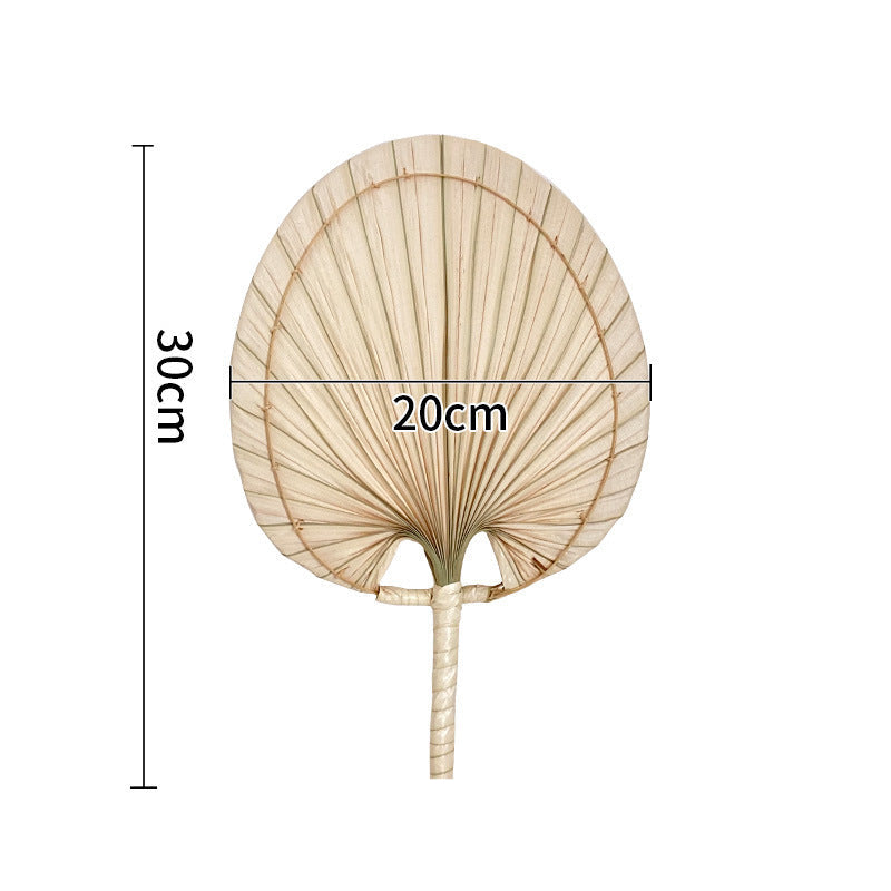 Kvinders Håndlavet Vifte i Palm Leaf Design 0
