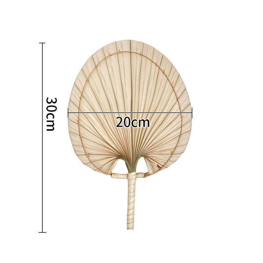 Kvinders Håndlavet Vifte i Palm Leaf Design 0
