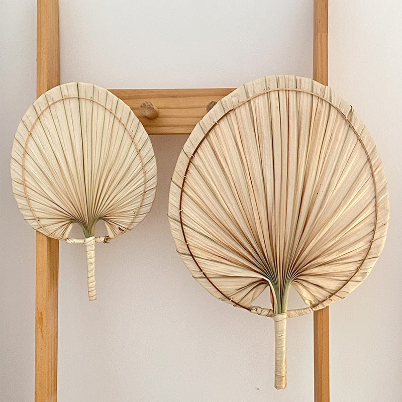 Kvinders Håndlavet Vifte i Palm Leaf Design 2