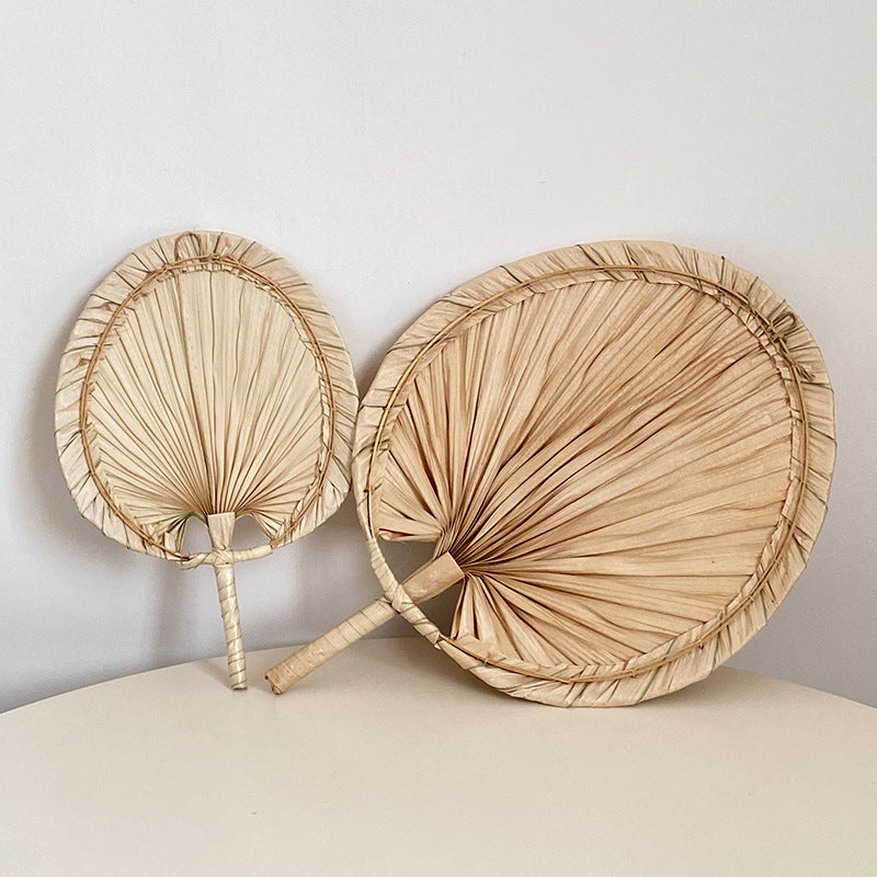 Kvinders Håndlavet Vifte i Palm Leaf Design 4
