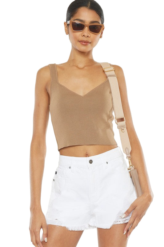 Kvinders Høj Talje Frayed Hem Shorts 0