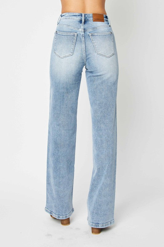 Kvinders Høj Talje Retro Jeans Medium Denim 3