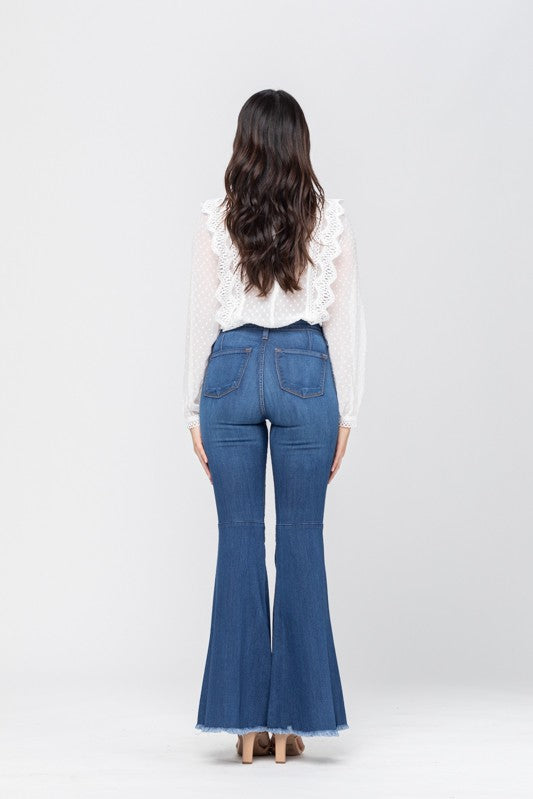 Kvinders Høj Talje Super Flare Jeans 2