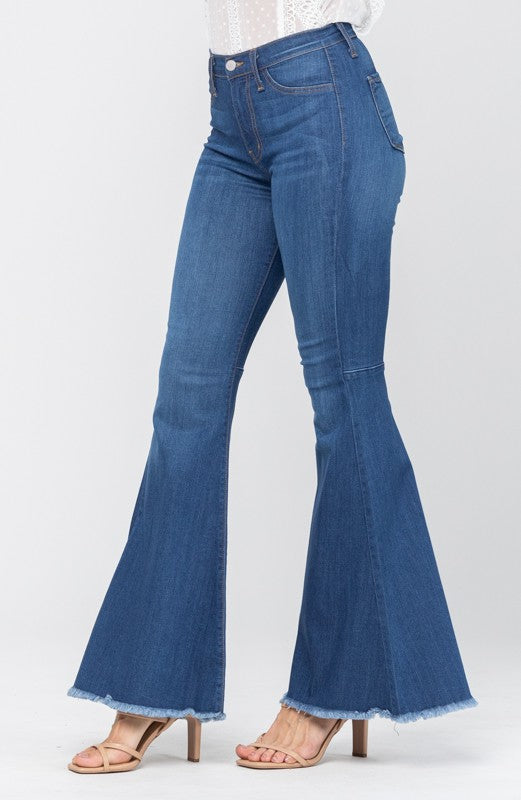 Kvinders Høj Talje Super Flare Jeans 4