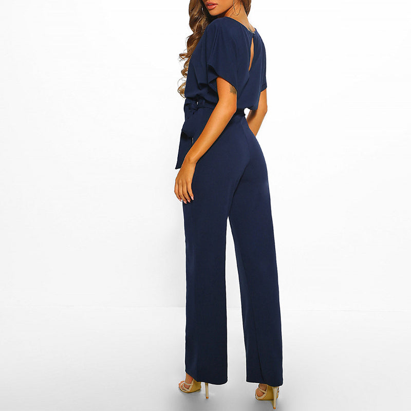 Kvinders Jumpsuit Med Laced Talje 5