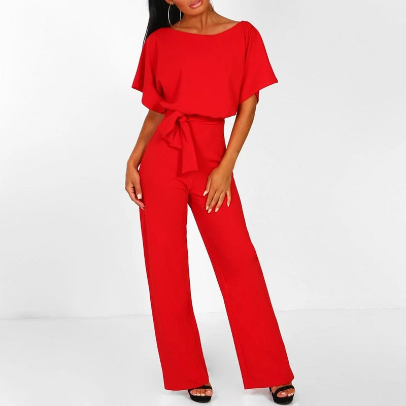 Kvinders Jumpsuit Med Laced Talje 8