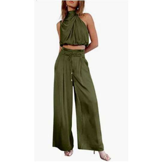Kvinders Jumpsuit Minimalistisk Blødt Stof 6