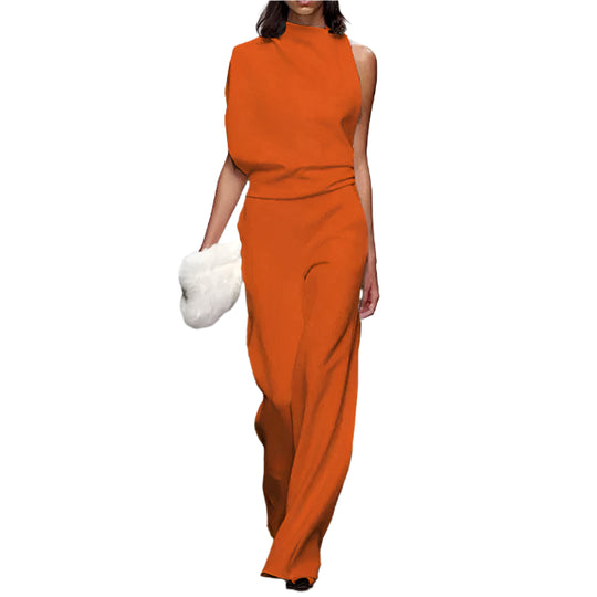 Kvinders Jumpsuit Uden Ærmer Moderne Design 0