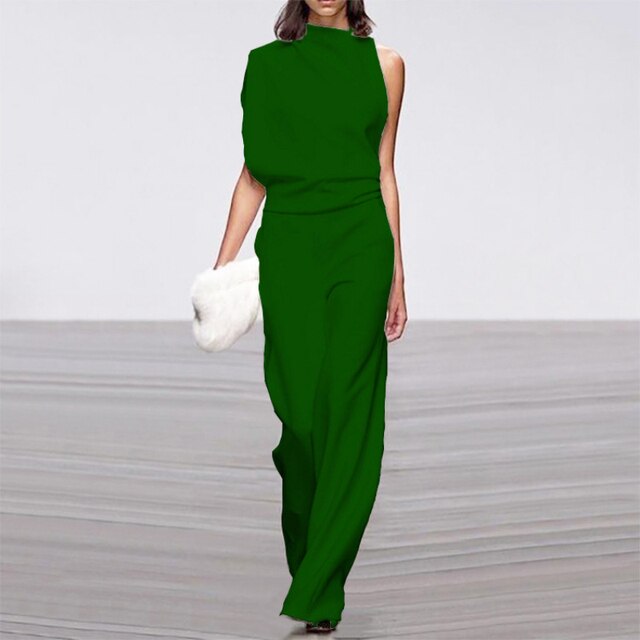 Kvinders Jumpsuit Uden Ærmer Moderne Design 3