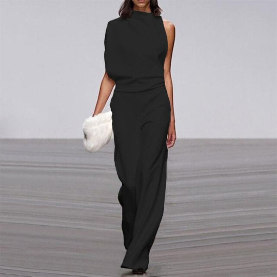 Kvinders Jumpsuit Uden Ærmer Moderne Design 4