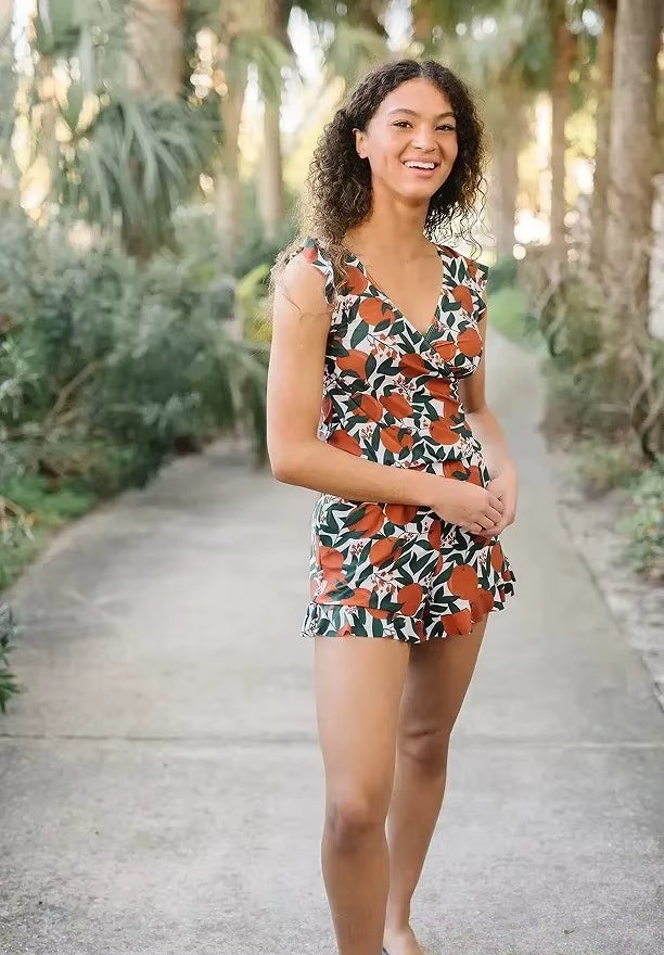 Kvinders Jumpsuit med Indbygget Badetøj 1