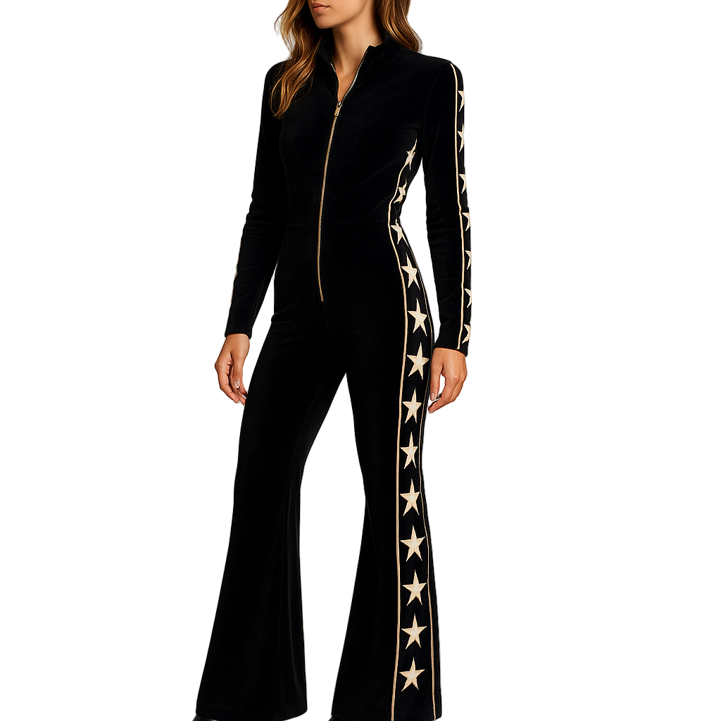 Kvinders Jumpsuit med Stjerneprint 0