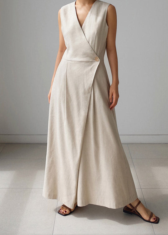 Kvinders Jumpsuit med V-hals og Knaplommer 1