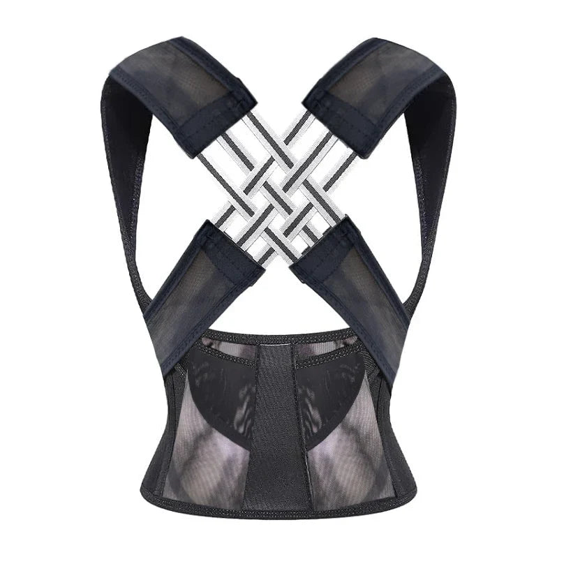 Kvinders Justerbare Rygstøtte Holdningskorrigerende Design 11