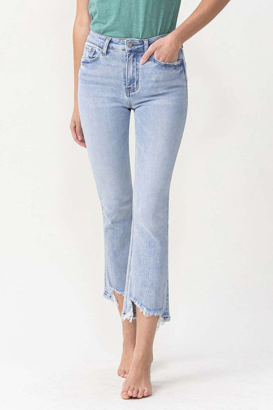 Kvinders Kick Flare Jeans Høj Talje Denim 1