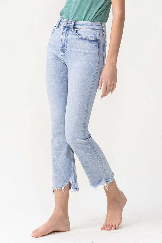 Kvinders Kick Flare Jeans Høj Talje Denim 3