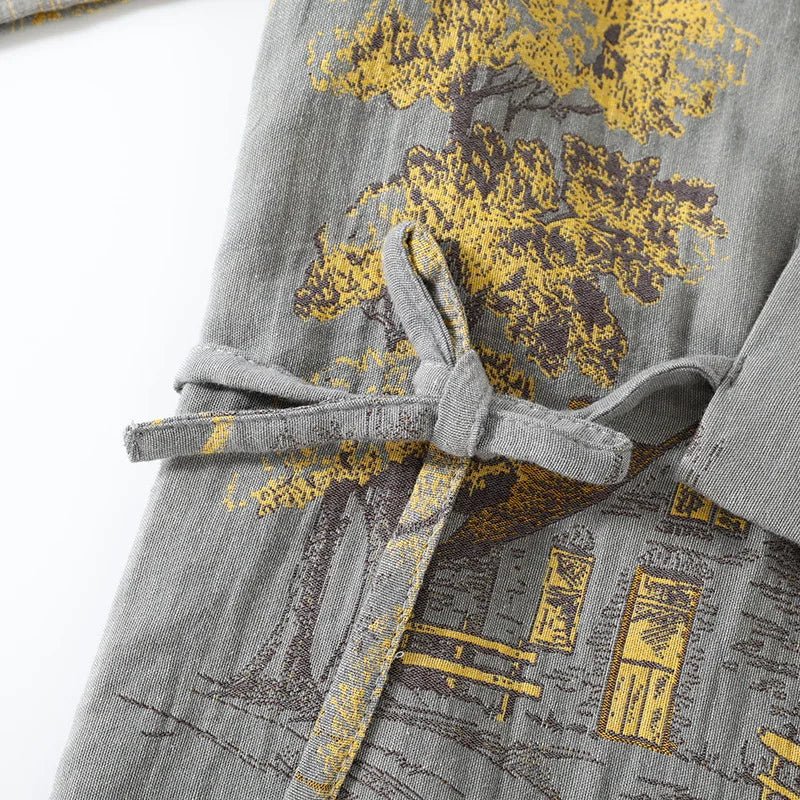 Kvinders Kimono Pyjamas Sæt Kunstnerisk Stil 5