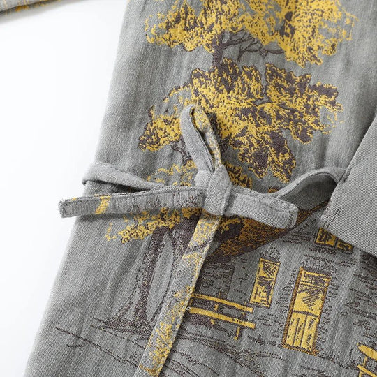 Kvinders Kimono Pyjamas Sæt Kunstnerisk Stil 5