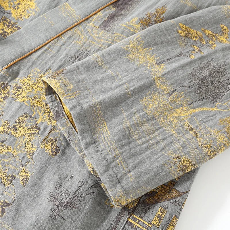Kvinders Kimono Pyjamas Sæt Kunstnerisk Stil 6