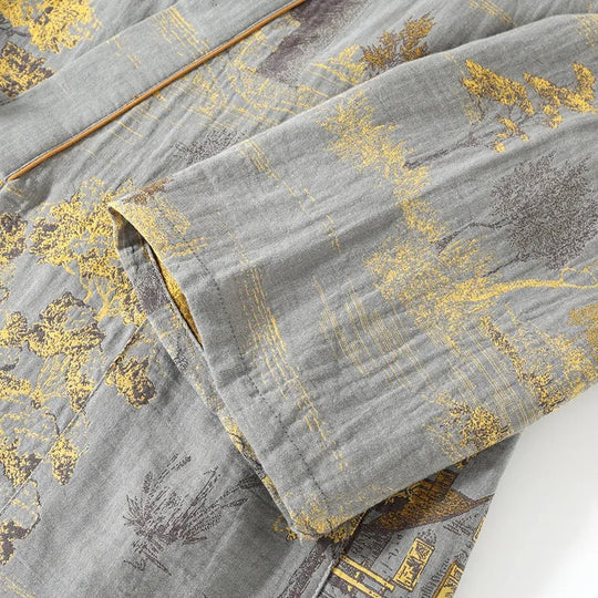 Kvinders Kimono Pyjamas Sæt Kunstnerisk Stil 6