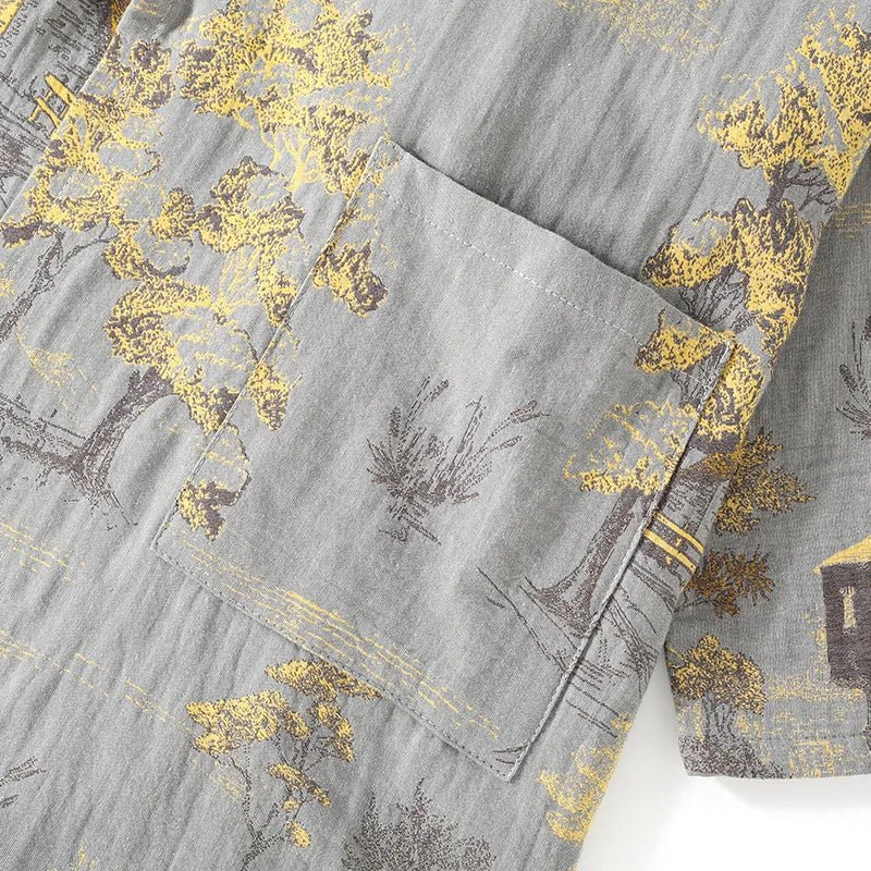 Kvinders Kimono Pyjamas Sæt Kunstnerisk Stil 8