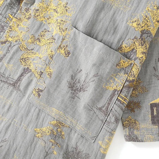 Kvinders Kimono Pyjamas Sæt Kunstnerisk Stil 8