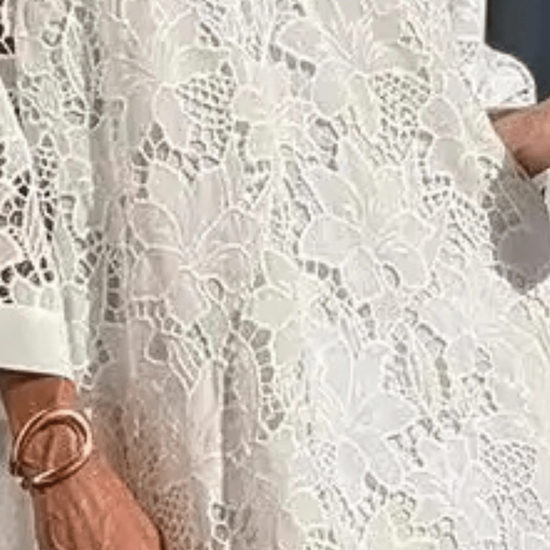 Kvinders Kjole Blonde Tidløs Polyester 3