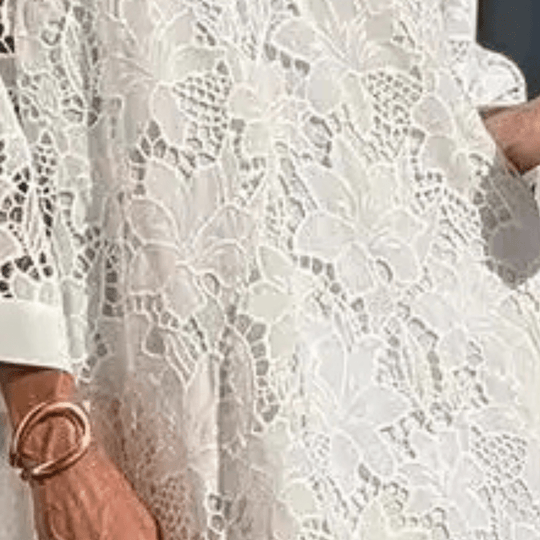 Kvinders Kjole Blonde Tidløs Polyester 3