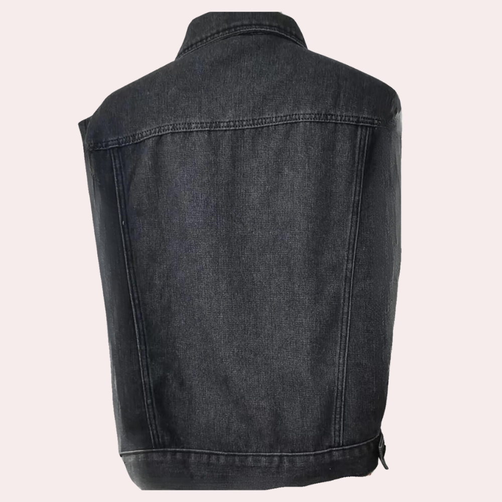Kvinders Klassiske Denim Vest 4