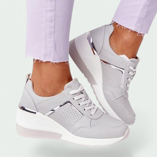Kvinders Komfortable Sneakers Fleksible Gummisål 4