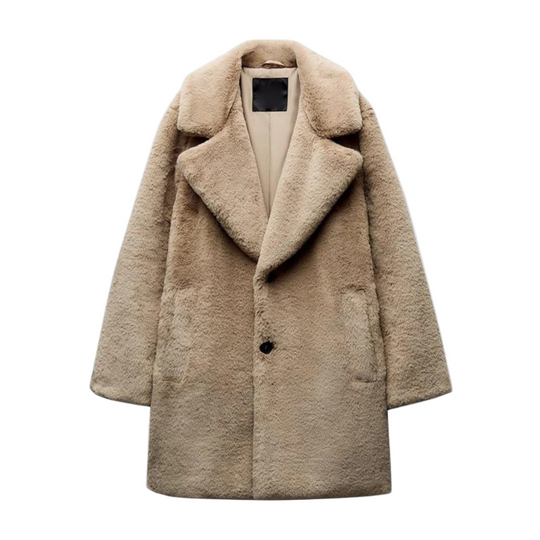 Kvinders Lang Frakke Oversized Pasform 0