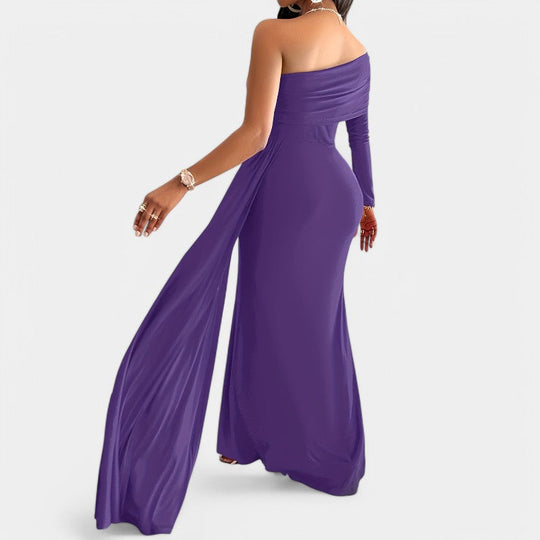 Kvinders Lang Kjole Strapless Polyester 1