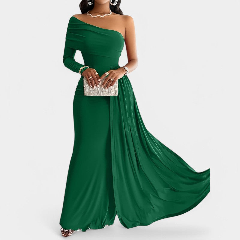 Kvinders Lang Kjole Strapless Polyester 9